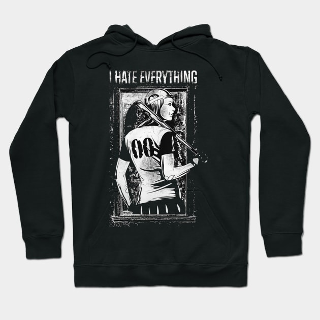 I Hate Everything Hoodie by asokabudaya